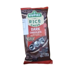 GALLETAS DE ARROZ CON CHOCOLATE AMARGO KUPIEC 60 GR