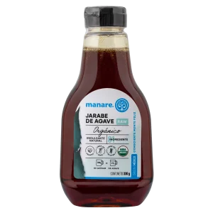 JARABE DE AGAVE RAW ORGÁNICO MANARE 330 GR