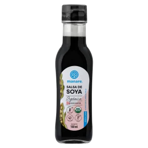 SALSA DE SOYA ORGANICA Y SIN GLUTEN MANARE 150 ML