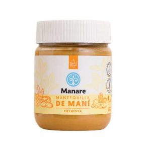 MANTEQUILLA DE MANI MANARE 250GR
