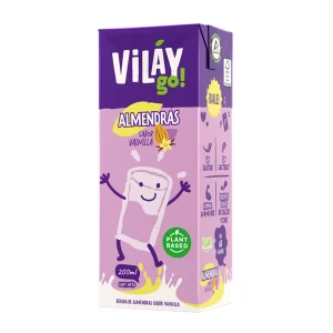 LECHE VEGETAL DE ALMENDRA SABOR VAINILLA VILAY 200 ML