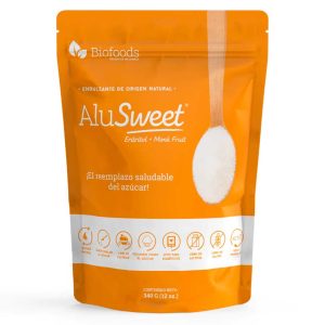 ALUSWEET ERITRITOL + MONK FRUIT BIOFOODS 340 GR