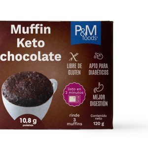 MUFFIN CHOCOLATE KETO 120GR