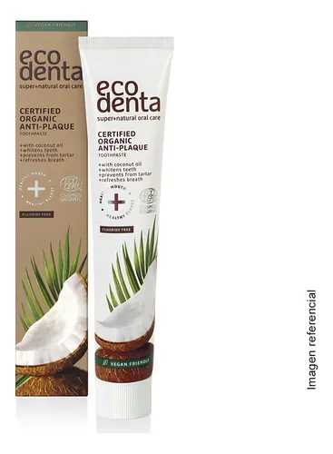 Pasta Dental Blanqueadora Orgánica con Carbón — Ecodenta