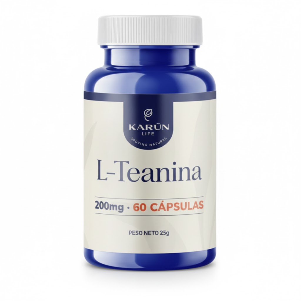 Pack X2 L Teanina 200 Mg 120 Capsulas Karun Life