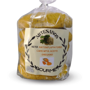 PAN KETO CURCUMA ARTESANOS GOURMET